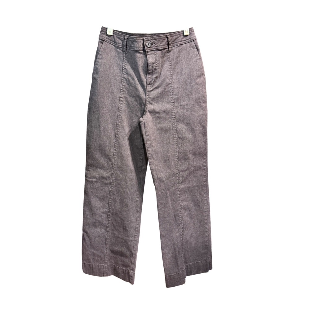 Bagatelle Collection Womens Size 6 Plum‎ Purple Wide Leg Front Workwear Pants